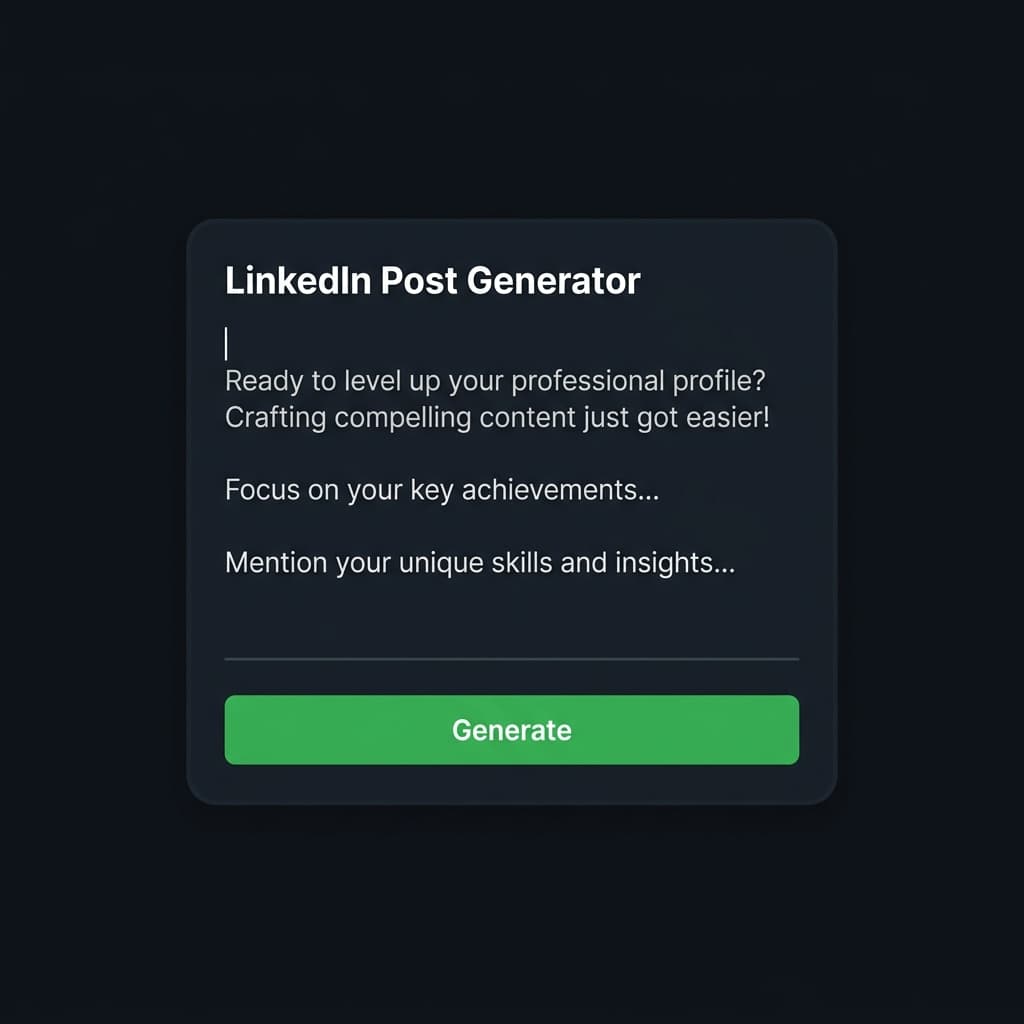 LinkedIn Generator